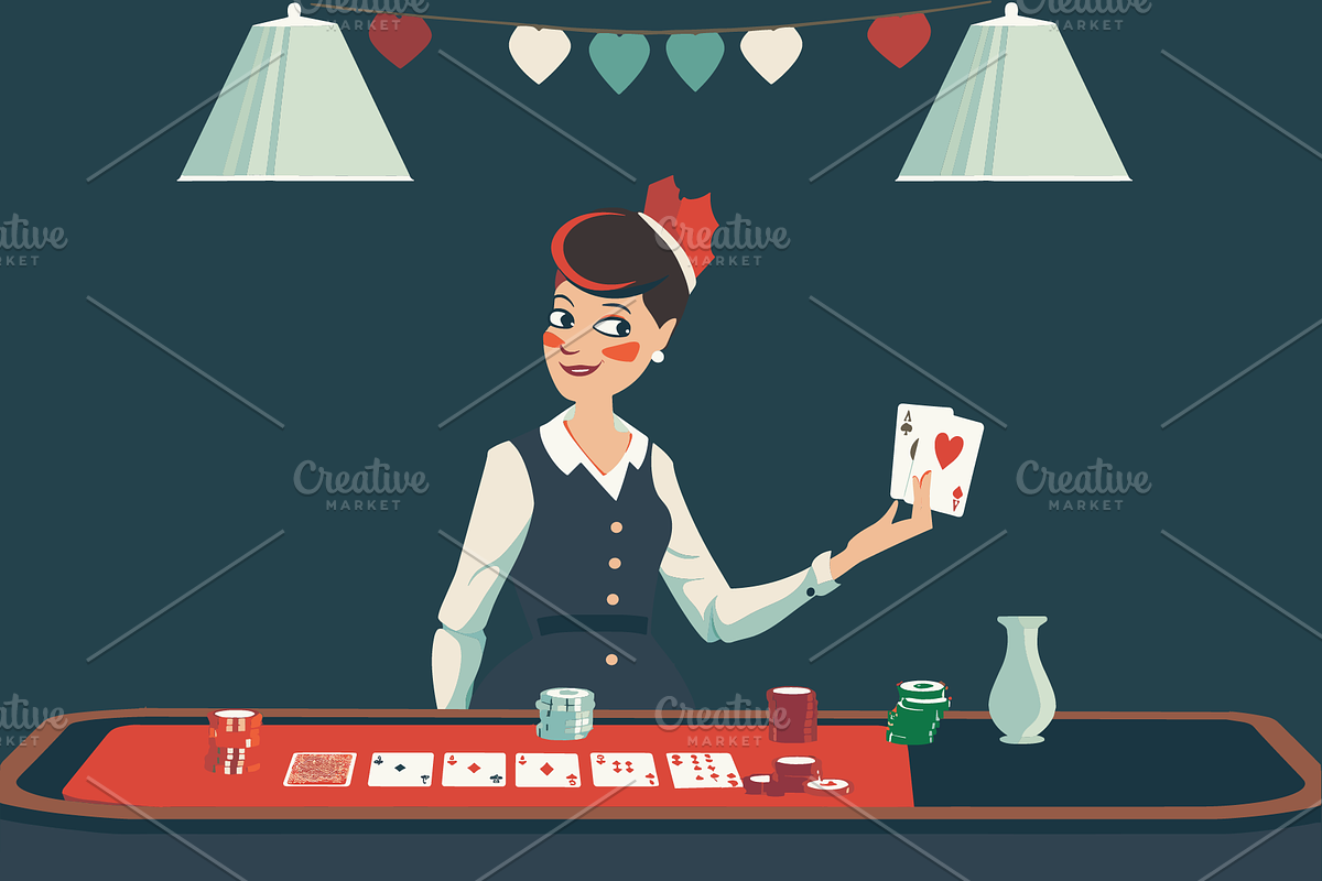 Casino Game and Gambling Illustrated, an Illustration by billpaxton.next (Photo 21 of 22)