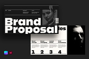 Brand Proposal Presentation Template, a Presentation Template by E-Type (Thumbnail 1 of 6)