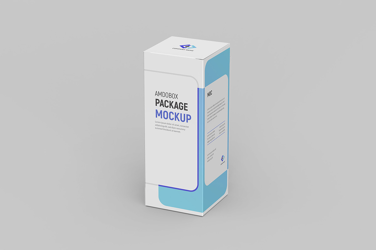 Isolated Rectangle Box Mockup, a Packaging Mockup by Ram Studio LLC (Photo 2 of 6)