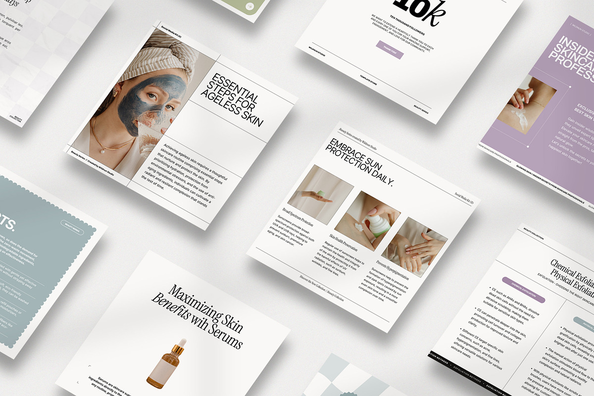 Beauty - Social Media Kit (II), a Social Media Template by Wildnun Studio (Photo 2 of 19)