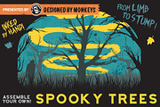 Assemble Your Own Spooky Tree Set, an Object Graphic by Designed by Monkeys (Thumbnail 1 of 5)