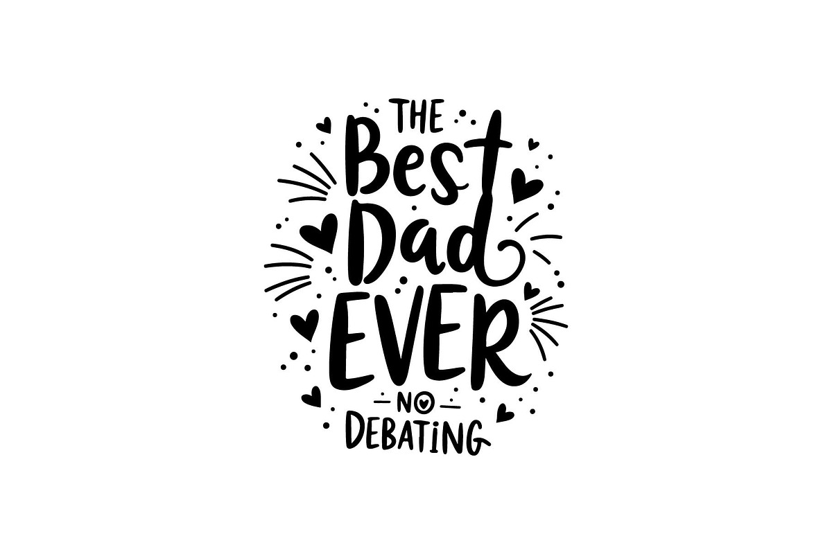 Dad Bods and Fatherhood Quotes, an Object Graphic by yasushie (Photo 4 of 17)