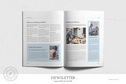 Newsletter Template, a Brochure Template by ThemeDevisers (Thumbnail 2 of 5)