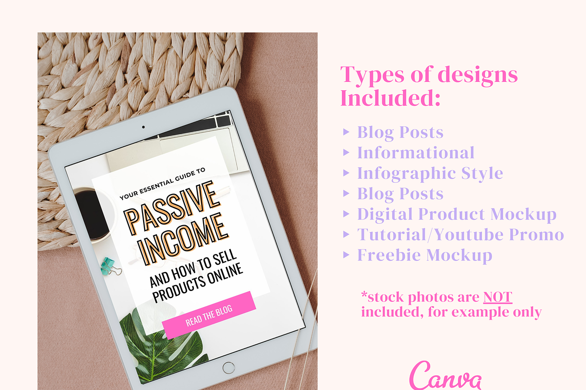 Pinterest Pin Templates Canva, a Social Media Template by Ciera Design Templates (Photo 3 of 7)