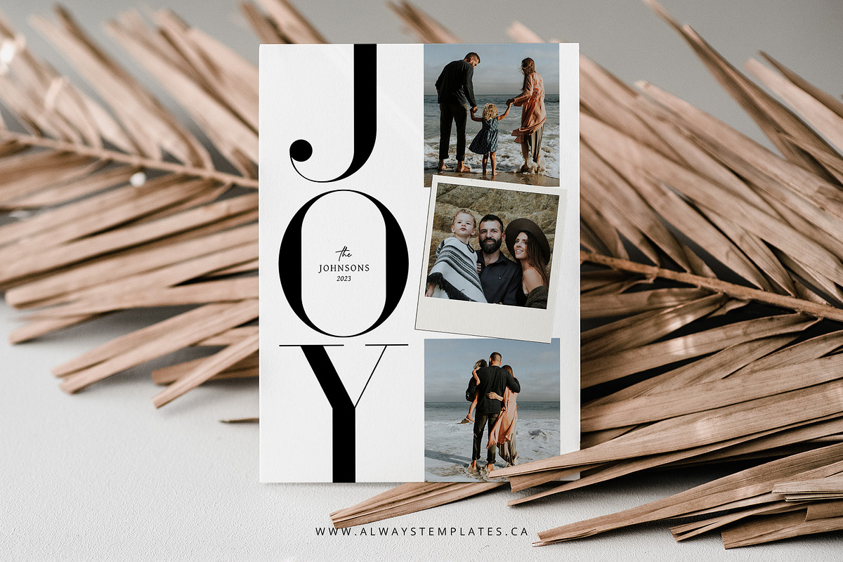 Christmas Card Template CC191, a Card Template by Always Templates (Photo 4 of 5)
