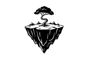 50 Floating Island Bonsai Vector Bun, an Illustration by Designs_River (Thumbnail 8 of 51)