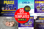 5 Church Flyers Bundle | Canva, a Graphic by graphicforest (Thumbnail 1 of 7)