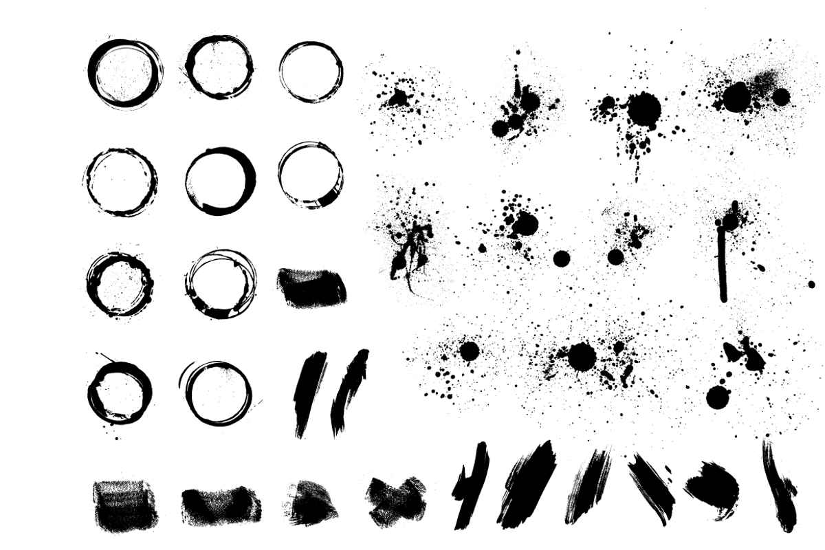 Stains Vector Pack, an Illustration by Go Media's Arsenal