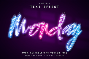 Font Text Effect 3d Editable Vol 15