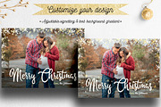 Photo Christmas Card Template | 008, a Card Template by Nifty Template Studio (Thumbnail 10 of 13)
