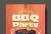 BBQ Party Flyer, a Flyer Template by FathurFateh (Thumbnail 1 of 5)