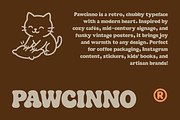 Pawcinno – Playful Retro Bubble Font, a Sans Serif Font by Creacy Studio (Thumbnail 2 of 11)