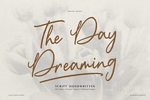 Day Dreaming | Script Handwritten