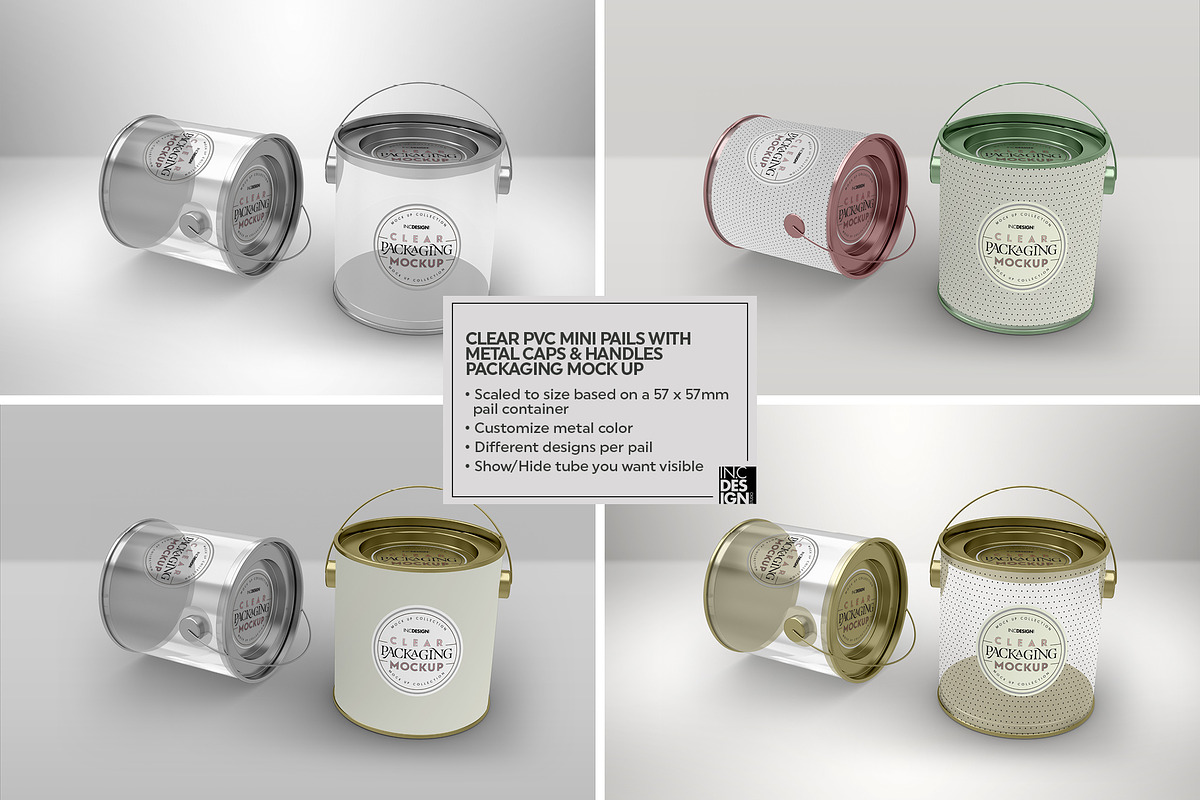 02 Clear Container Packaging MockUps, a Cups & Container Mockup by INCDesign (Photo 7 of 22)