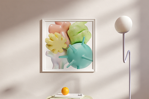 Soft Body 3D Abstract Shapes PNG