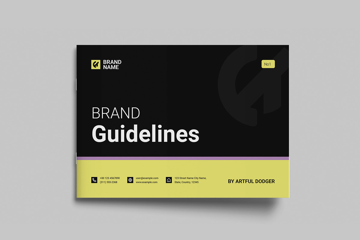 Brand Guidelines for Marketing, a Brochure Template by MightyDesign (Photo 2 of 9)