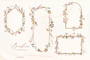 Bonheur Fall Florals Clip Art, an Illustration by whiteheartdesign (Thumbnail 6 of 18)