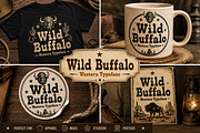 Wild Buffalo, a Serif Font by Wow Magic (Thumbnail 2 of 5)