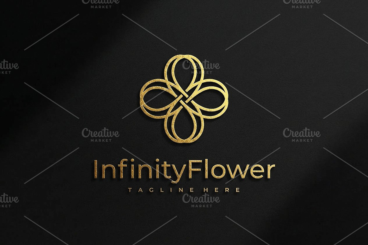 Infinity Loop Flower Luxury Logo, a Branding & Logo Template by yopie (Photo 1 of 6)