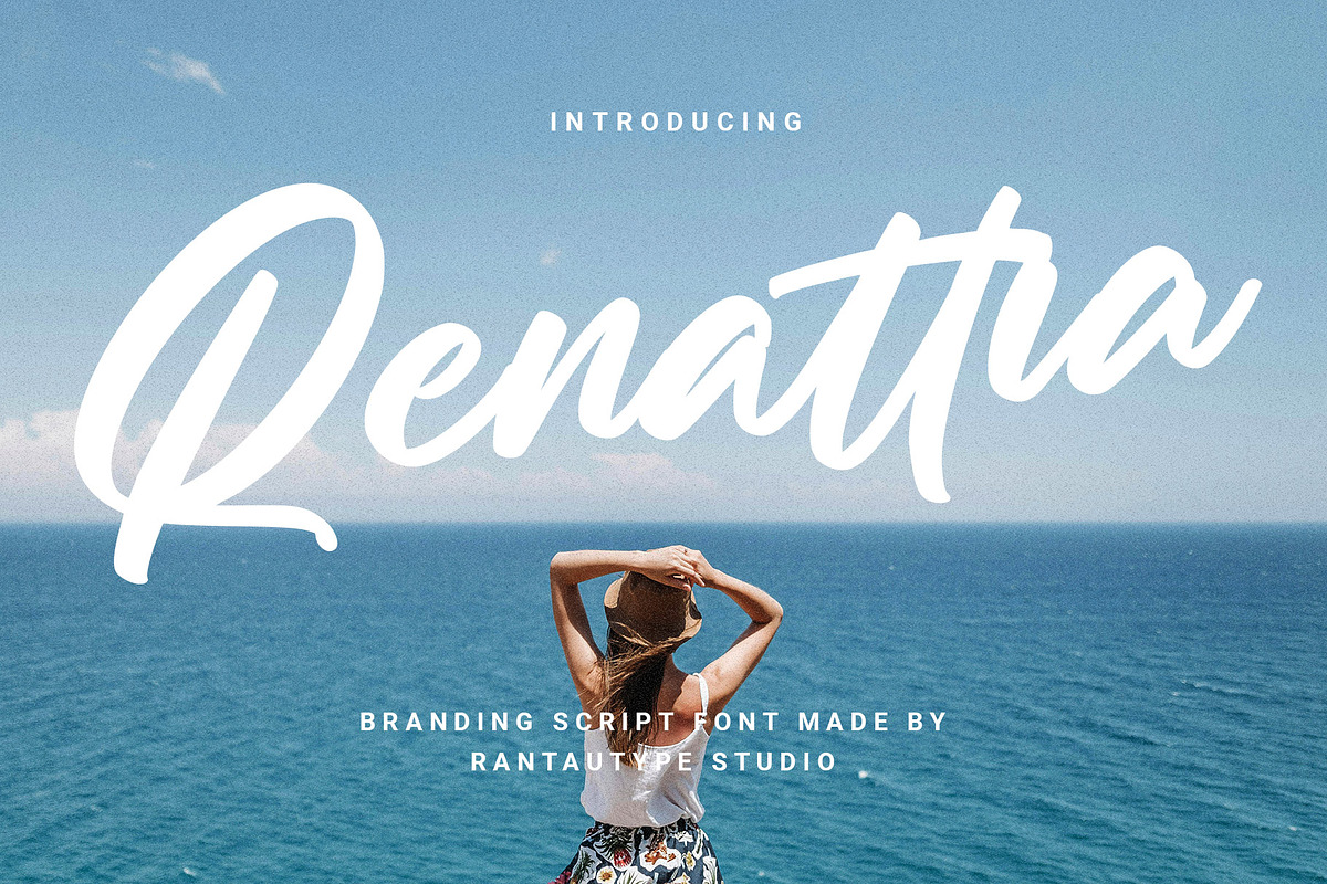 Renattia Branding Script Font, a Script Font by RantautypeStudio (Photo 1 of 17)
