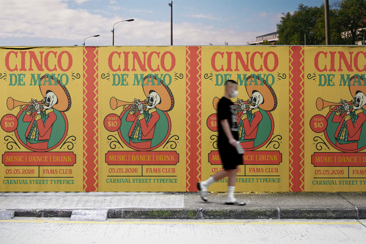 Carnival Street Rough Classic Displa, a Serif Font by PutraCetol Studio (Photo 3 of 5)