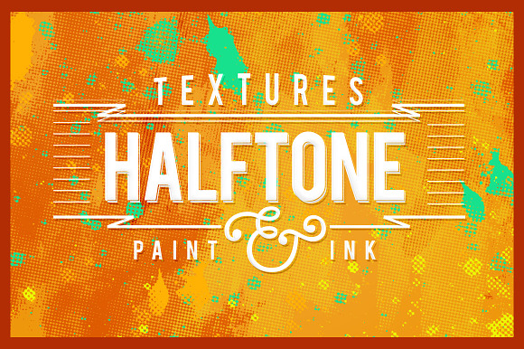 Halftone Paint Textures #2 preview 6