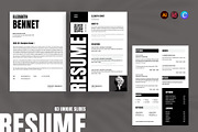 Minimalist Resume Layout, a Resume Template by Seeing-art (Thumbnail 1 of 4)