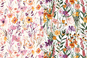 Bold Floral Seamless Patterns Bundle, an Object Graphic by DreamCafeArt (Thumbnail 4 of 5)