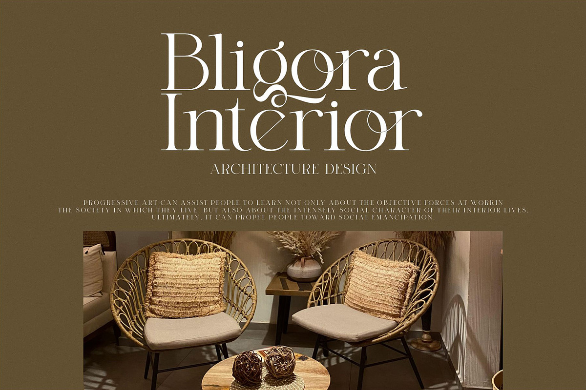 Migkon Modern Ligature Serif, a Serif Font by Alfinart (Photo 2 of 7)