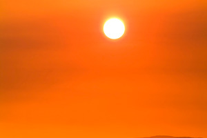 Burning Sun, a Nature Photo by THP Creative