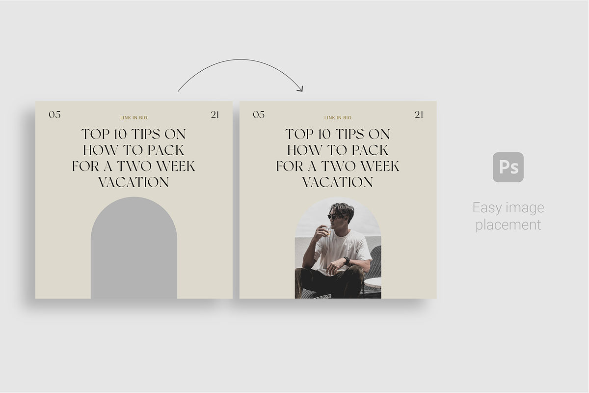 Paris - 35 Instagram Feed Posts, a Social Media Template by TheFisherCreative (Photo 6 of 12)