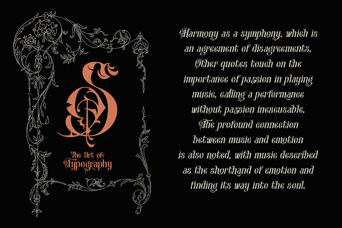 Heritangle Victorian Font, a Blackletter Font by madeDeduk (Photo 3 of 11)