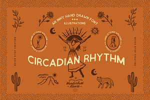 Hand-Drawn Font + Illustrations
