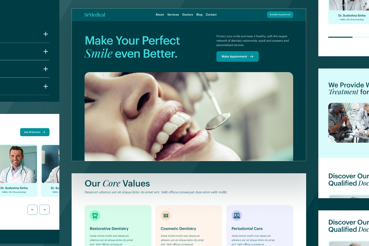 Dental Healthcare Landing page, a Landing Page Template by Ahmed Rubel (Photo 3 of 5)