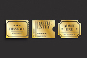 Golden Ticket Template Set, an Invitation Template by BrandPacks (Thumbnail 4 of 6)