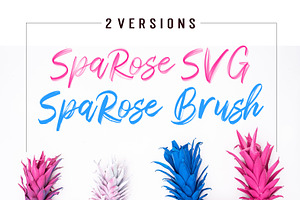 Sparose SVG Font