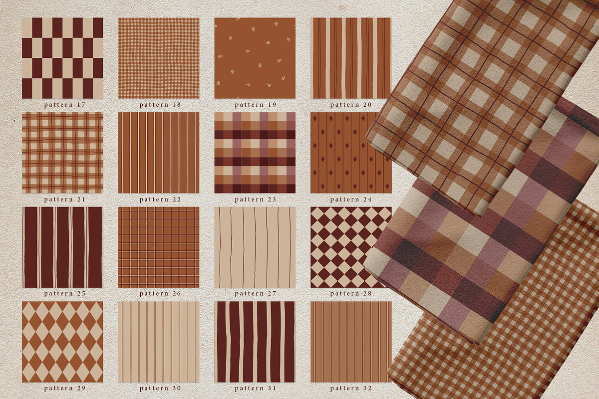 Autumn Dreams: 40 Seamless Patterns, a Pattern Graphic by Cute Atelier (Photo 7 of 9)