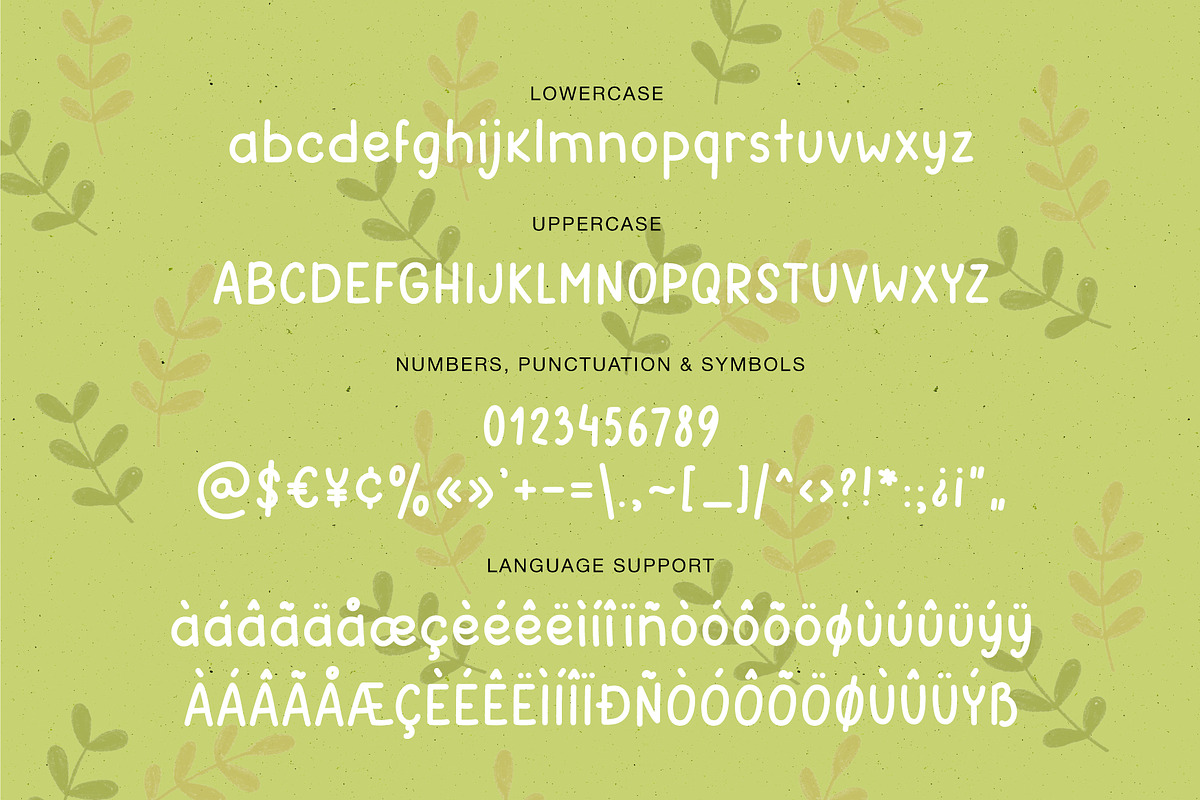 Lovely Capybara | Handwritten font, a Handwritten Font by JuliaVolkova (Photo 6 of 9)