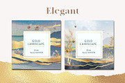 Golden Landscape Vol 5, a Background Graphic by Suna Kosem (Thumbnail 6 of 13)