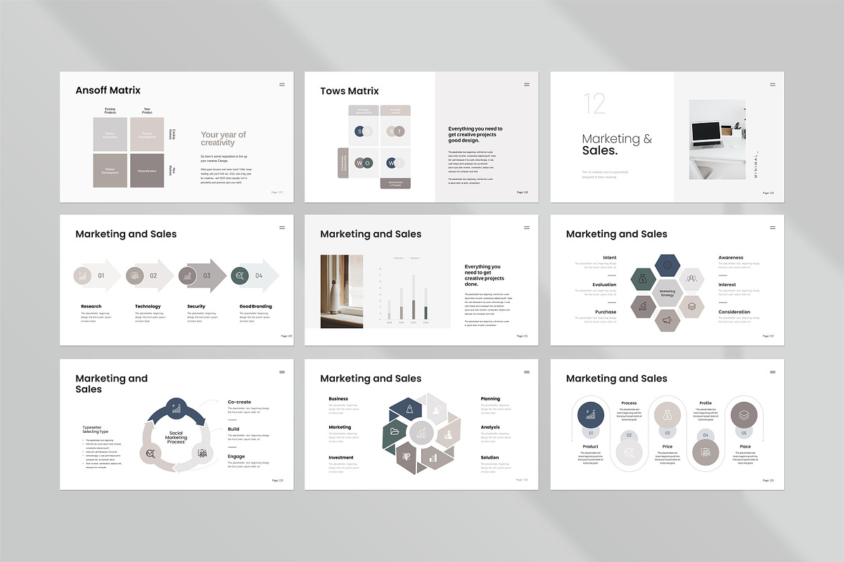 Business Plan PowerPoint Template, a Presentation Template by creathrivestudio (Photo 24 of 37)