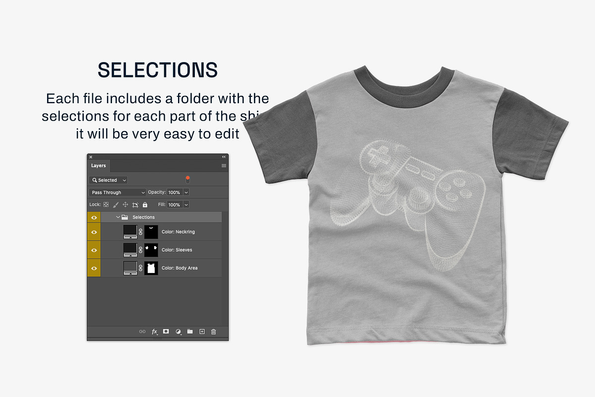 Bella Canvas 3001T Toddler Mockups, a Shirt Mockup by GraphicHero (Photo 4 of 9)