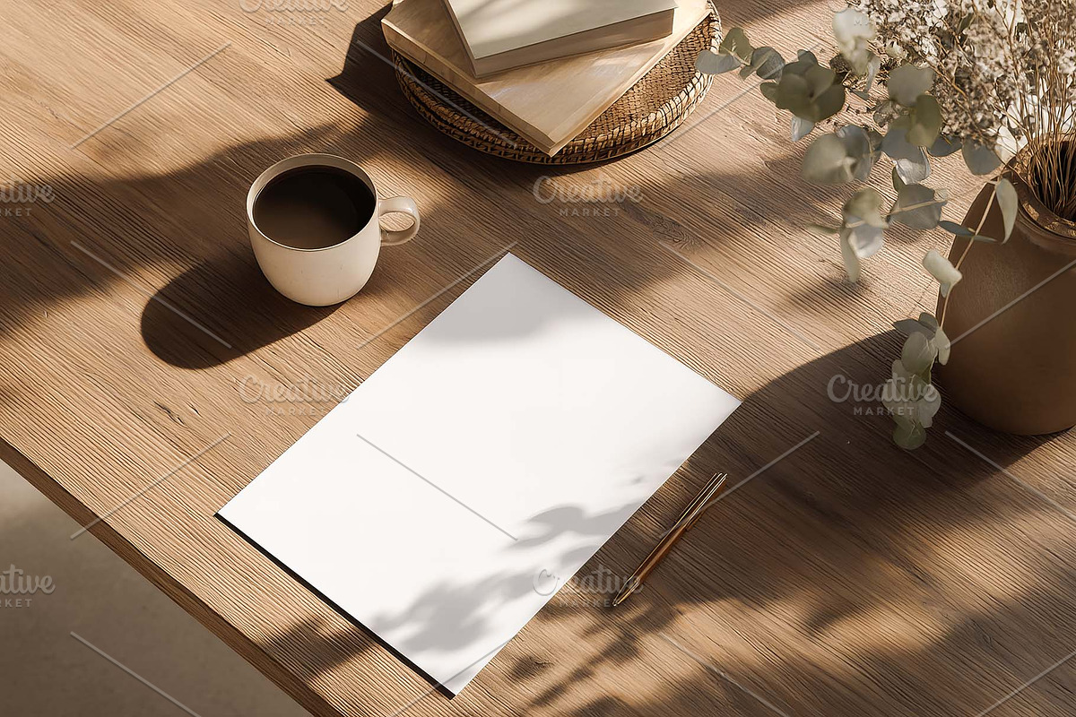 White Card Mockup Bundle, a Templates & Theme by VetalStock (Photo 3 of 3)