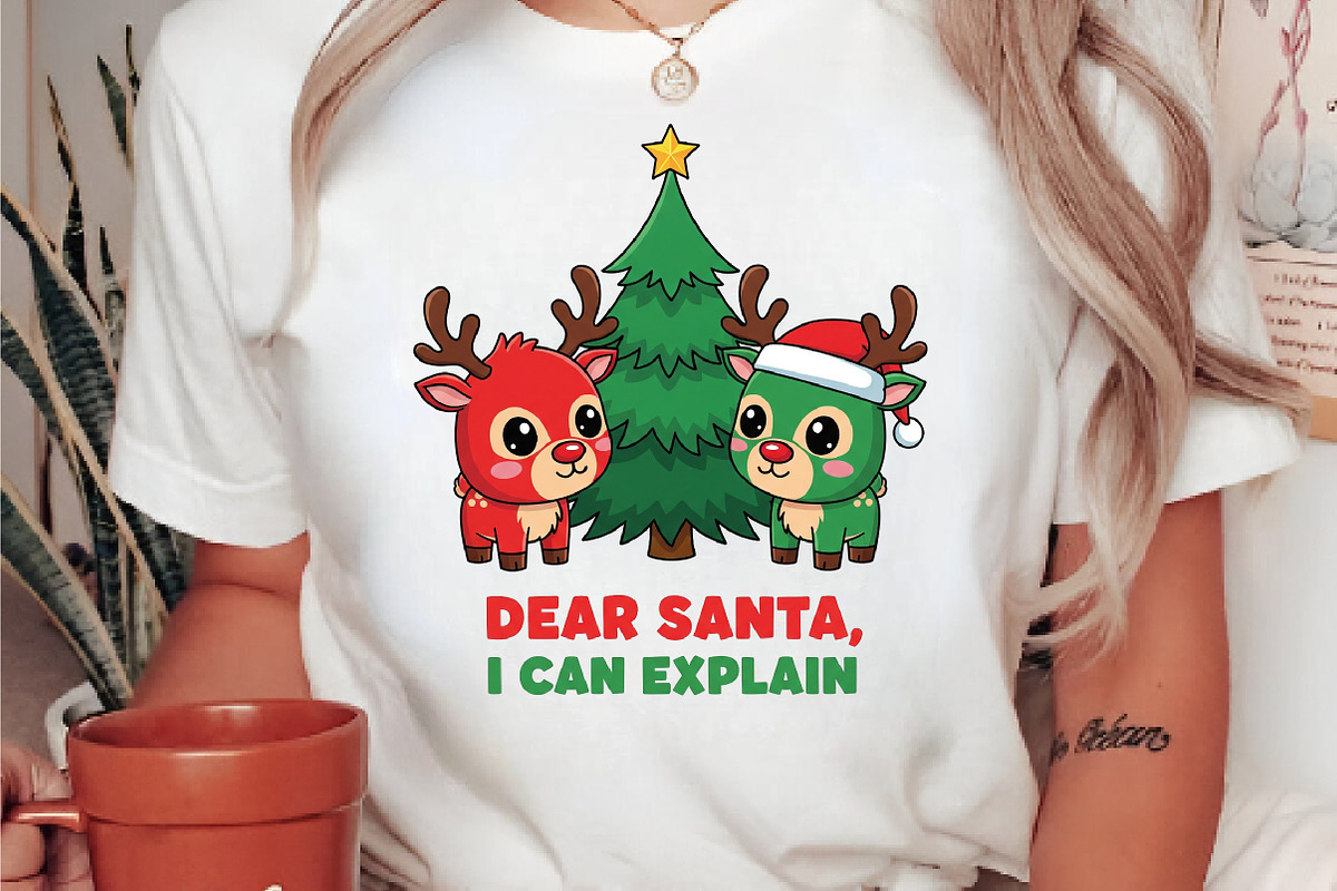 Dear Santa, I Can Explain Christmas, an Illustration by DreamArtGraphic (Photo 4 of 5)