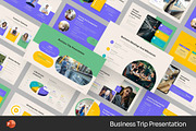 Business Trip Travel Powerpoint, a Presentation Template by Fit-tee (Thumbnail 1 of 2)