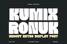 Kumix Ronuk - Groovy Font