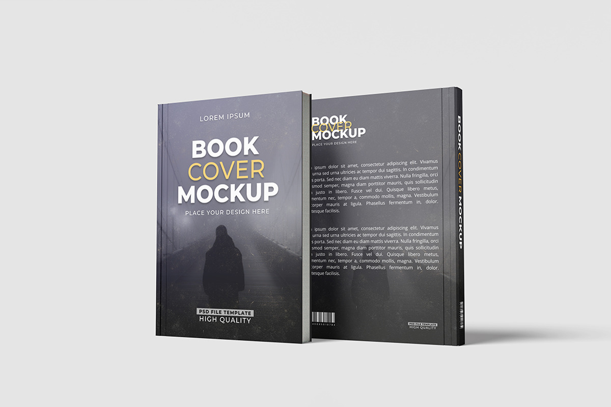 Hardcover Book Mockup, a Books & Magazine Mockup by bimockup