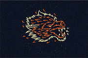 Head of Wild Beast - SVG,Vector,PNG, an Animal Illustration by Ben studio (Thumbnail 8 of 13)