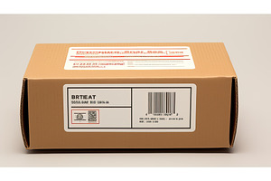 shipping package label ai generated, a Transportation Photo by pikepicture