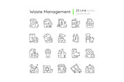 Environmental problems and solutions, an Outline Icon by IMG Visuals (Thumbnail 2 of 23)