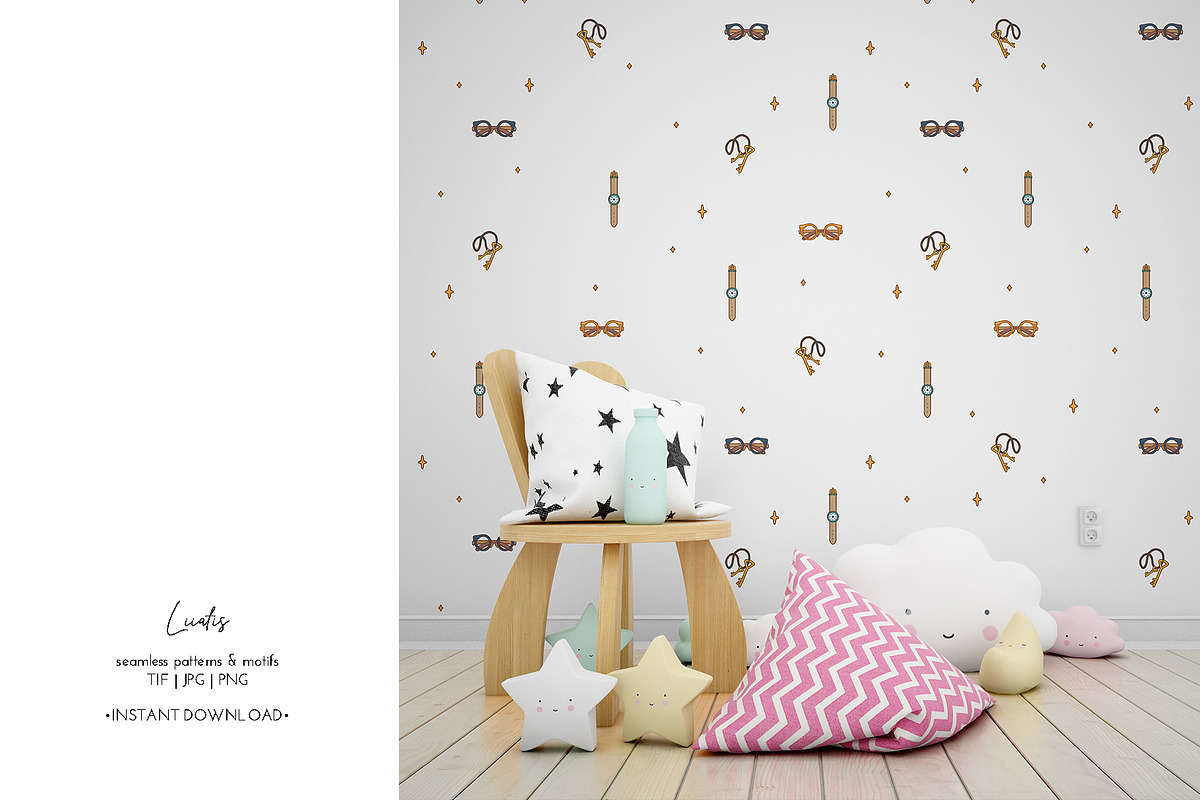 Autumn - seamless pattern & clipart, a Seasonal Illustration by Liiafis (Photo 8 of 13)